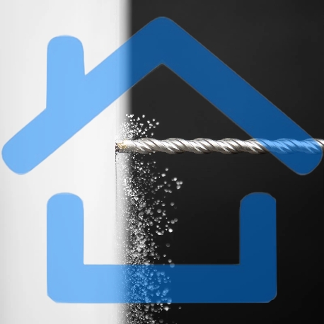 Бур по бетону Denzel двойная спираль, Cobalt W-tip, 6x260 мм, SDS PLUS-2