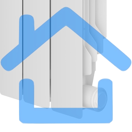 Радиатор биметаллический Royal Thermo Revolution B 350 - 10 секц.-2