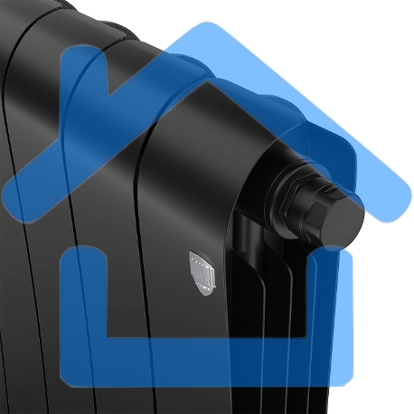 Радиатор биметаллический Royal Thermo Infinity 500 Noir Sable VR80 - 12 секц.-1