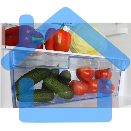 Холодильник ОРСК 171 B белый двухкамерный 200/110л морозилка снизу-2