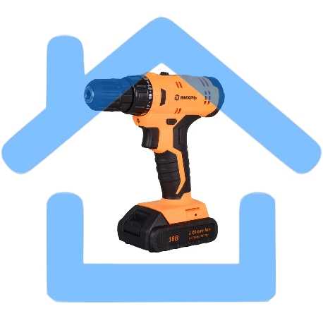 Дрель-шуруповерт Вихрь ДА-18Л-2к 72/14/9, Аккумуляторная, 18В, 2 АКБ, Кейс
