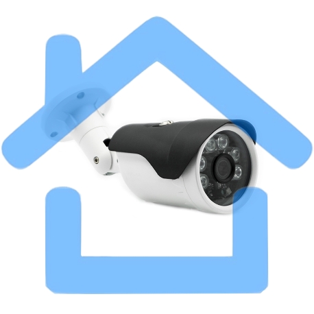 Видеокамера IP Optimus EL IB4.0(2.8)P_V.3 4МП цилиндрическая уличная объектив 2.8мм ИК-подсветка 40м IP67