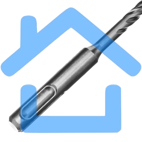 Бур по бетону Denzel цельная крестовая пластина, 6x115 мм, SDS PLUS-6