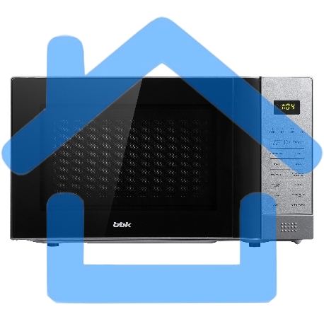 Микроволновая печь BBK 20MWG-736S/BS серебристый/черный, 20 л, 700 Вт, сенсор-6