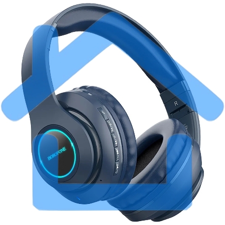 Беспроводные наушники BOROFONE (6974443384284) BO17 голубой