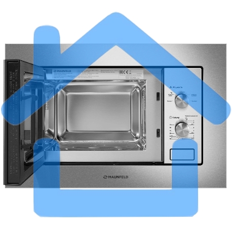 Микроволновая печь встраиваемая Maunfeld MBMO820MS03 нержавеющая сталь, 20 л, 1250 Вт, переключатели - поворотный механизм-5