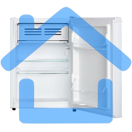 Холодильник Бирюса 81 белый однокамерный 62л-2