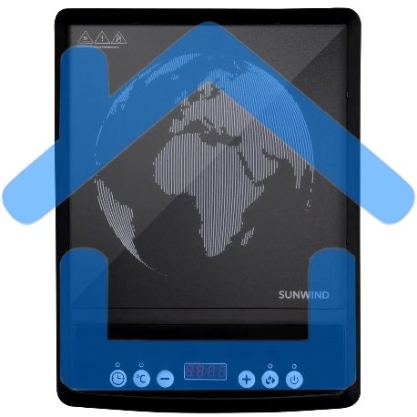 Плита Индукционная SunWind SCI-0501 черный стеклокерамика (настольная)-7