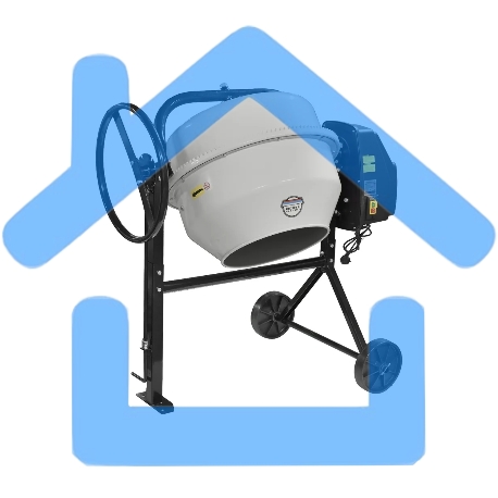 Бетономешалка Парма БСЛ-140Ч (02.001.00035) 500 Вт, 140 л, чугунный венец-4