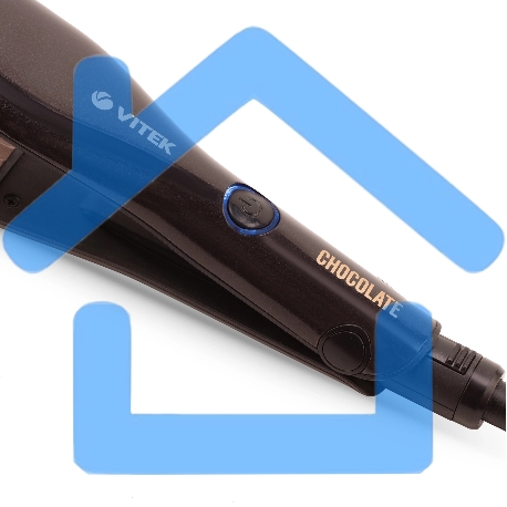 Щипцы Vitek Chocolate VT-2502 62Вт разноцветный макс.темп.:220С покрытие:керамико-турмалиновое-1