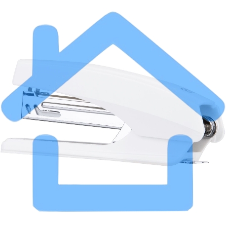 Степлер Deli E0238 N10 (12 листов) встроенный антистеплер, ассорти, 50 скоб, коробка-4