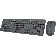 Комплект клавиатура + мышь Оклик S277W клав:серый мышь:серый USB беспроводная Multimedia (2066173)