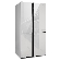 Холодильник Hyundai CS6073FV белое трехкамерный Side by Side 329/223л морозилка сбоку No Frost, Side by Side