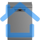 Посудомоечная машина Beko BDFN15421S, серебристая, 59.8 см, 14 компл., 49 дБ, класс A