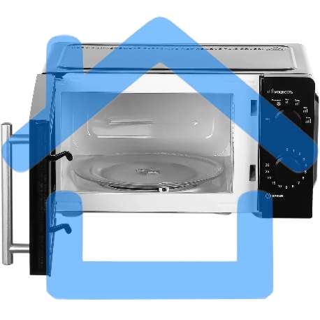 Микроволновая печь Galanz MOS-1706MB черный, 17 л, 700 Вт, переключатели - поворотный механизм-1
