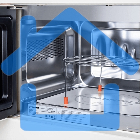 Микроволновая печь встраиваемая Maunfeld JBMO.20.5ERIB слоновая кость, 20 л, 700 Вт, переключатели - поворотный механизм-6