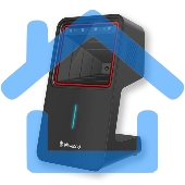 Сканер штрих-кода стационарный Newland FR42 2D имидж, Bluetooth, черный