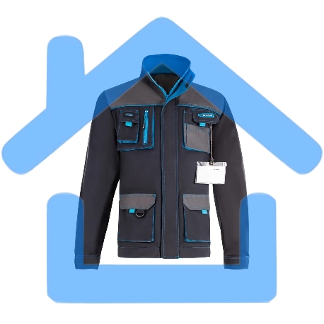 Куртка профессиональная рабочая Gross 90344 размер XL-1