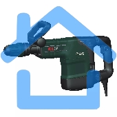 Профессиональный отбойный молоток сетевой SDS-Max KLPRO KLKR1100M (сеть, 1500 Вт, 25 Дж, пика/долото, проф смазка, запасные щетки, кейс)