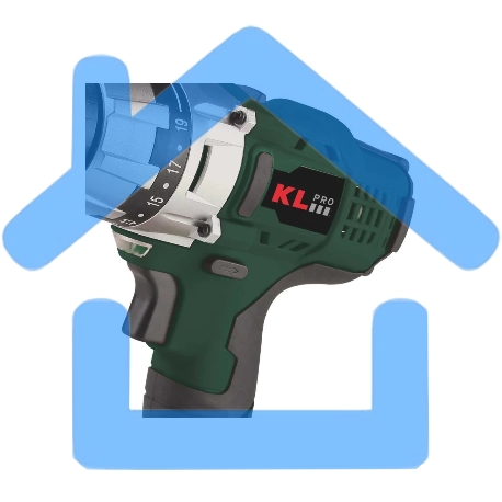 Профессиональный ударный шуруповерт KLPRO KLDM18-00 (18В, без ЗУ и АКБ, 40Нм, 2 скорости, 16-ступений к/м, подсветка,в кейсе)-1