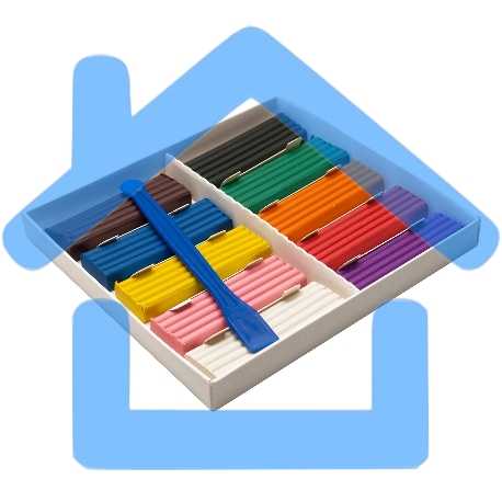 Пластилин Silwerhof Монстрики 10цв. 150гр. стек картон.кор.-3