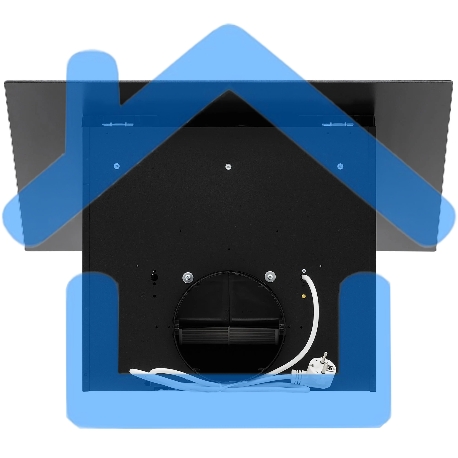 Вытяжка наклонная Krona Kristen 600 S черный/нержавеющая сталь, 60 см, 1300 куб. м/ч, 59 дБ-4