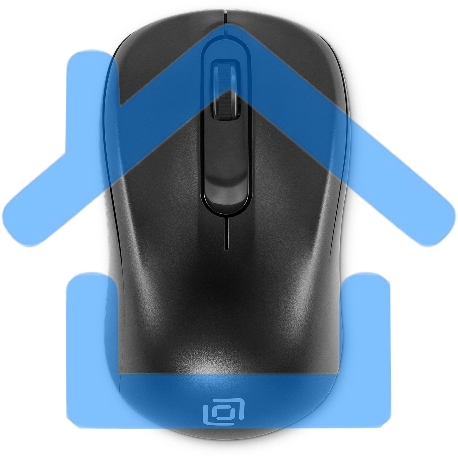 Комплект клавиатура + мышь Оклик S260W клав:черный мышь:черный USB беспроводная Multimedia (2066170)-6