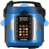 Мультиварка-скороварка Hyundai HYMC-2404 5л 900Вт серебристый/черный