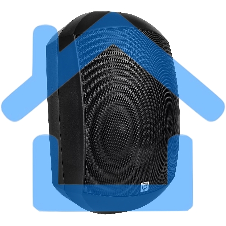 Акустическая система Intrend [ITSPK-MSK6-B] двухполосная, корпусная: 6