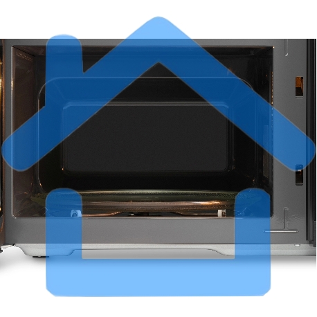 Микроволновая печь Hyundai HYM-D3012 черный 25л 800Вт кнопки, поворотный механизм-12