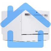 Посудомоечная машина Simfer DCB6501, белый, 55 см, 6 компл., 58 дБ, класс A+