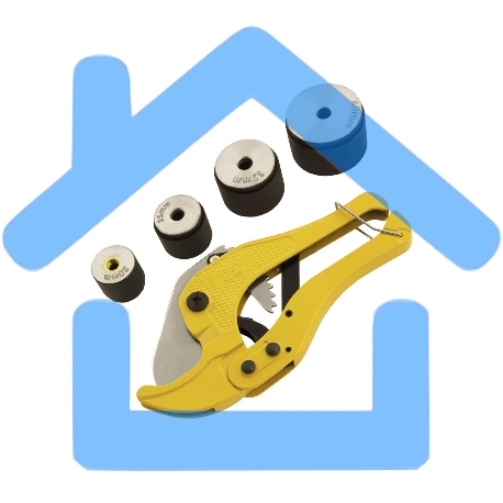 Аппарат для сварки пластиковых труб Denzel DWP-750 750Вт 260-300 град компл. насадок 20-40мм-8