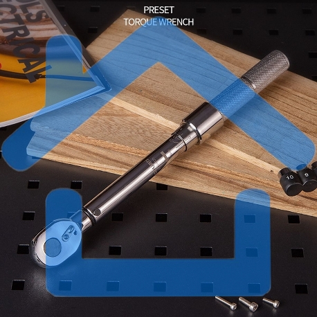 Динамометрический ключ предельный Deli DL1700255-25Нм, 3/8