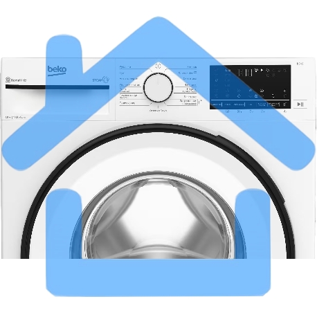 Стиральная машина Beko B3WFR56H2WWB белый, загрузка фронтальная 6,5 кг, 1200 об/мин., класс: А-3