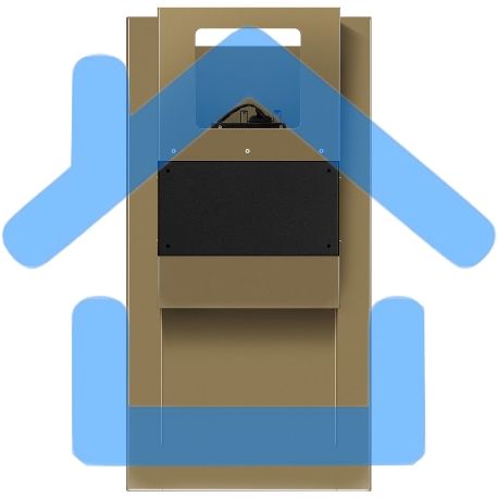 Вытяжка пристенная островная Maunfeld Bath 402 золотой, 40 см, 1150 куб. м/ч, 52 дБ-5