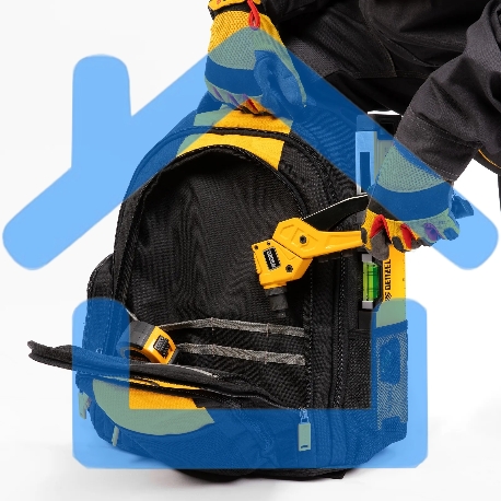 Рюкзак для инструмента Denzel 365х190х430 мм, 3 отделения, 26 карманов-2