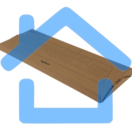 Клавиатура проводная Logitech K120 for business, USB черный-8