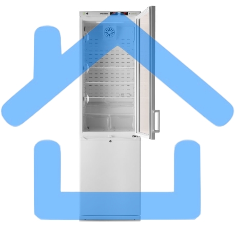 Холодильник комбинированный лабораторный Pozis ХЛ-340 белый двухкамерный 270/130 л морозилка снизу-1