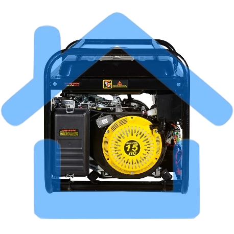 Электрогенератор бензиновый Huter DY8000LXA, 6.5 кВт, 81 дБ, 94 кг-6