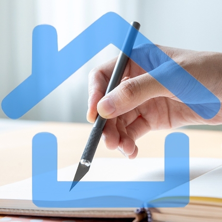 Резак-скальпель Deli 2102 10 сменных лезвия сталь пластиковая коробка-4