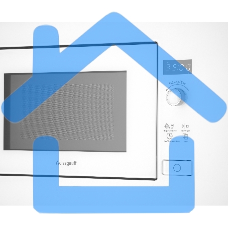Микроволновая печь встраиваемая Weissgauff HMT-202 белый, 20 л, 700 Вт, переключатели - поворотный механизм/сенсор-4