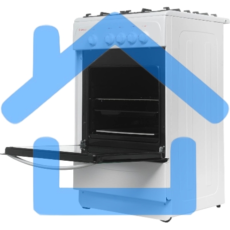 Плита газовая Gefest CG 50М02 К73 белый, конфорок 4 шт, духовка 42 л, 50 см x 85 см x 53 см-18