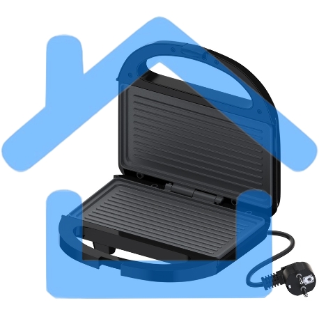 Электрогриль MAXVI SM702P черный-3