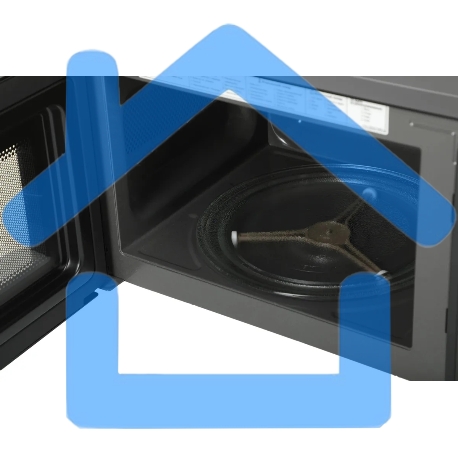 Микроволновая печь LG MS2042DB черный, 20 л, 700 Вт, переключатели - сенсор-3