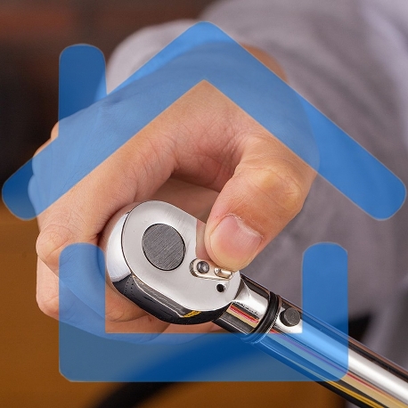 Динамометрический ключ предельный Deli DL17005010-50Нм, 3/8