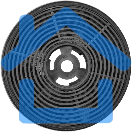 Фильтр угольный Hyundai HCF 14S черный (2шт.)-1