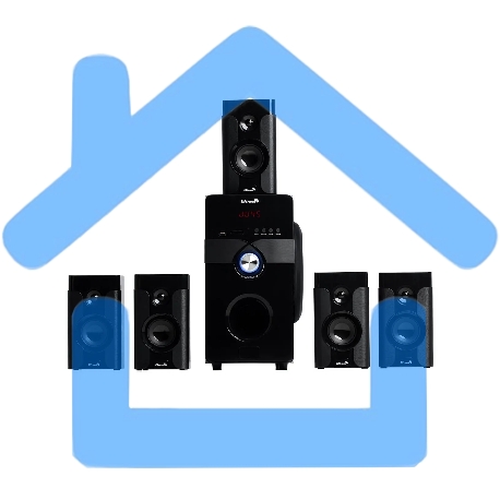 Акустическая система ELTRONIC (20-89) HOME SOUND черный