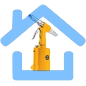 Пневматический заклепочник PR4, 2,4-4,8 мм Denzel