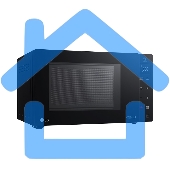 Микроволновая печь LG MB63W35GIB черный, 23 л, 1000 Вт, переключатели - сенсор