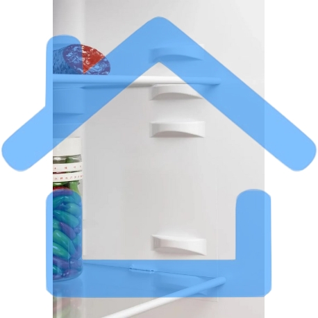 Холодильник Nordfrost NRB 124 W белый двухкамерный 238/70 л морозилка снизу-1